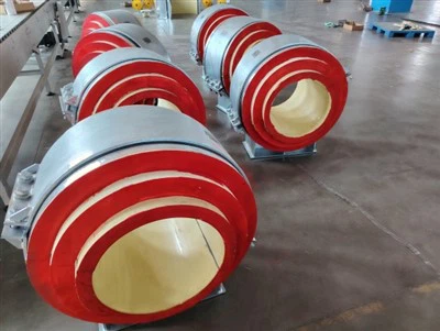 Dukungan pipa cryogenic dengan identifikasi warna yang berbeda